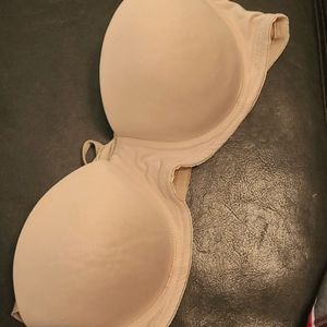 Tan push up strapless bra